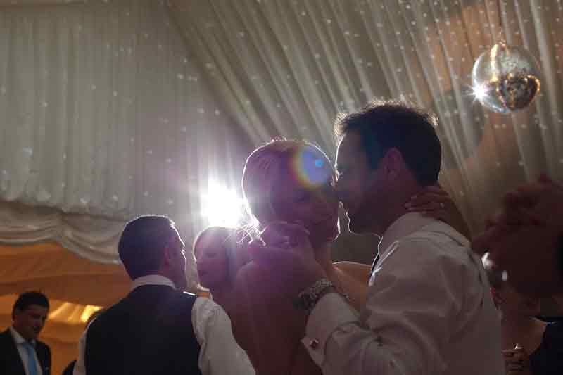 Wedding couple dancing in marquee | Lewis Marquees